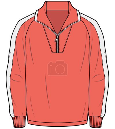 Illustration for MEN AND BOYS BOMBER AND SPORTS JACKET VECTOR SKETCH - Royalty Free Image