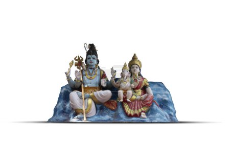 Téléchargez les photos : Seigneur Shiva Happy Maha Shivaratri carte de vœux Seigneur Shiva statue - en image libre de droit