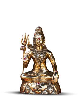 Téléchargez les photos : Seigneur Shiva Happy Maha Shivaratri carte de vœux Seigneur Shiva statue - en image libre de droit
