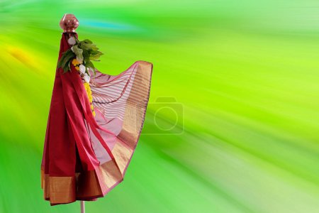 Téléchargez les photos : Gudhi Padva est un festival printanier qui marque la nouvelle année traditionnelle pour les hindous Marathi. Il est célébré dans et près du Maharashtra le premier jour - en image libre de droit