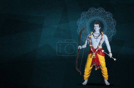 Photo for Happy Lord Ram Navami and Happiness Dussehra, lord Rama happy Dussehra - Royalty Free Image