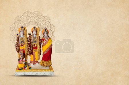 Photo for Ram Navami and Happiness Dussehra, lord Rama happy Dussehra - Royalty Free Image