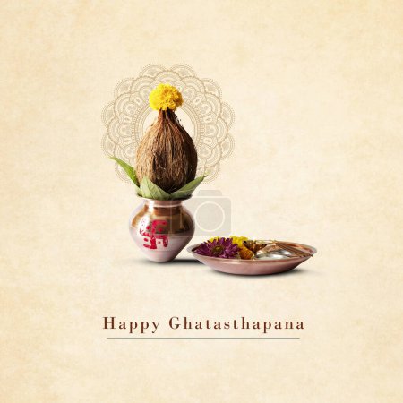 Happy Ghatasthapana, Happy Navratri, Nav durga