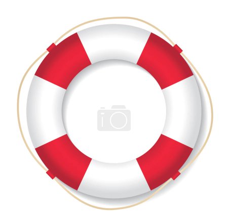 Illustration for Lifebuoy made in vector graphics for illustrations and icons - Royalty Free Image