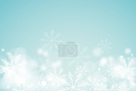 Foto de Invierno copos de nieve forma - elemento de diseño de nieve - Navidad nevada feliz año nuevo tema plantilla - Imagen libre de derechos