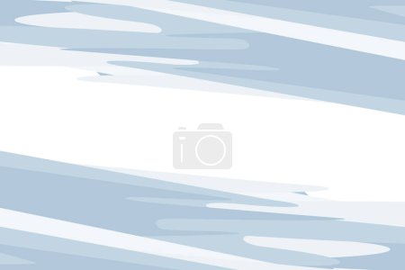 Téléchargez les illustrations : Cadre rectangulaire monochrome à partir de coups de pinceau avec espace de copie au milieu en bleu pâle à la mode. Bon pour bannière, papier peint, web, affiche, carte ou invitation, salutation, étiquette de prix, étiquette. Vecteur. SPE - en licence libre de droit