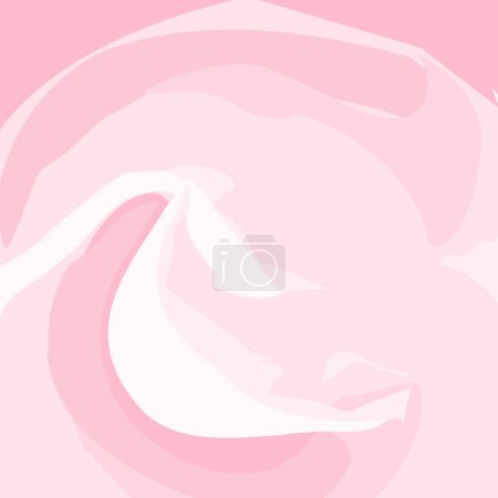 Téléchargez les illustrations : Colorful Abstract vector background texture of wavy circle shapes in trendy soft pink hues in watercolor manner. Springtime. Summer season. Nice for poster, banner, booklet and cards or label. EPS - en licence libre de droit
