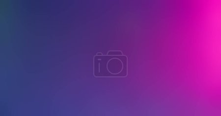 Photo for Color gradient background. Defocused neon glow. Luminous light flare. Blur fluorescent blue purple magenta pink soft radiance empty space decorative backdrop. - Royalty Free Image