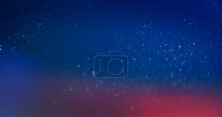 Photo for Blur color glow. Bokeh light flare. Shimmering radiance. Defocused neon blue pink glare glitter texture abstract background with free space. - Royalty Free Image