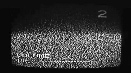 Téléchargez les photos : Vieux bruit statique de pépin analogique TV. Contrôle du volume. Erreur de signal audio de distorsion de grain blanc noir sur écran de télévision CRT fond abstrait sombre illustration. - en image libre de droit