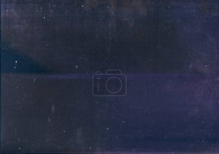Photo for Worn texture. Dust scratches. Old film overlay. Dirt stains noise on dark purple weathered uneven abstract illustration grunge background. - Royalty Free Image