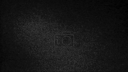 Photo for Grain noise old film glitch overlay. Black white static distortion texture analog TV effect dark abstract illustration background with free space. - Royalty Free Image