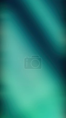 Photo for Blur glow. Color light. Bokeh radiance. Defocused cyan green blue gradient digital stripes flare texture futuristic abstract illustration background. - Royalty Free Image