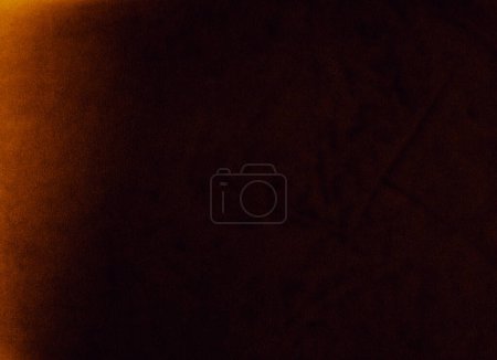 Photo for Grunge overlay. Grain noise. Weathered texture. Orange brown black color creased defect on dark rough surface illustration abstract background. - Royalty Free Image