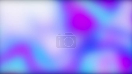Téléchargez les photos : Dégradé de couleur fond déconcentré. Une éruption irisée. Flou violet bleu fluorescent néon lumière art abstrait texture lisse avec espace de copie. - en image libre de droit