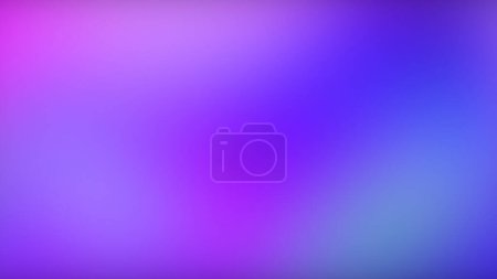 Foto de Brillo desenfocado. Fondo de gradiente de neón. Una llamarada fluorescente. Blur rosa púrpura azul UV color luz liso abstracto copia espacio textura. - Imagen libre de derechos
