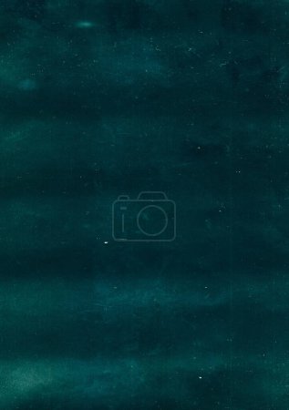 Photo for Grunge texture. Damaged surface. Abstract background. Dark green display with scratches and spots overlay free space. - Royalty Free Image