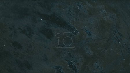 Photo for Old texture. Dirty surface. Abstract background. Dark green distressed weathered display with scratches and muddy spots mess free space overlay. - Royalty Free Image