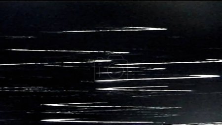 Foto de Superposición de fallos. Textura de ruido. Distorsión analógica. Blanco estático viejo TV grano líneas artefactos en negro oscuro abstracto espacio libre ilustración fondo. - Imagen libre de derechos