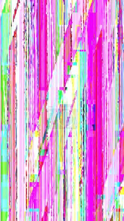 Photo for Abstract background. Glitch texture. Signal error. Colorful analog artifacts old recorder defect effect on distorted broken tv screen creative art. - Royalty Free Image