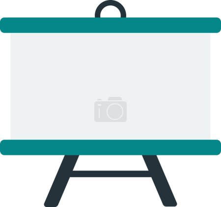 Illustration for White board illustration in minimal style isolated on background - Royalty Free Image