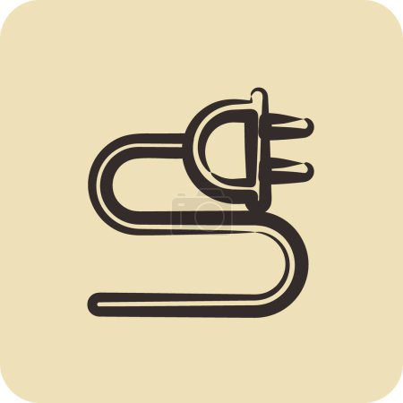 Ilustración de Icono de carga. adecuado para el símbolo de Ecología. estilo dibujado a mano. diseño simple editable. plantilla de diseño - Imagen libre de derechos