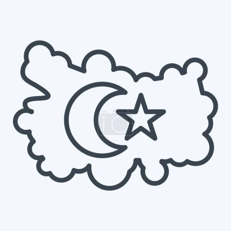 Téléchargez les illustrations : Icône Turquie Carte. lié au symbole Turquie. style ligne. conception simple modifiable. illustration simple - en licence libre de droit