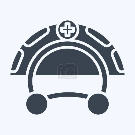 Icon Disk Break. related to Garage symbol. glyph style. simple design editable. simple illustration