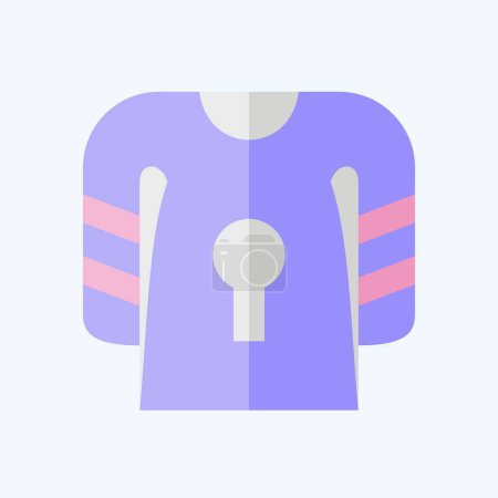 Icon Uniform. related to Hockey Sports symbol. flat style. simple design editable