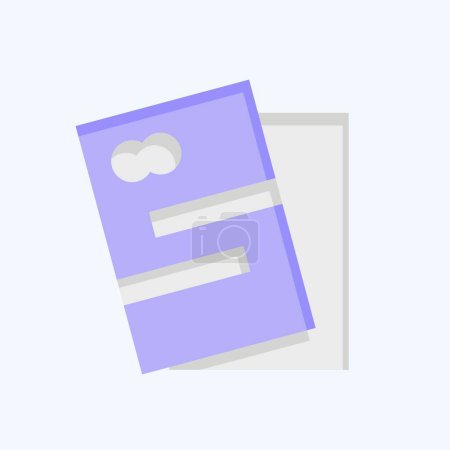 Icon Documents. related to Leisure and Travel symbol. flat style. simple design illustration.