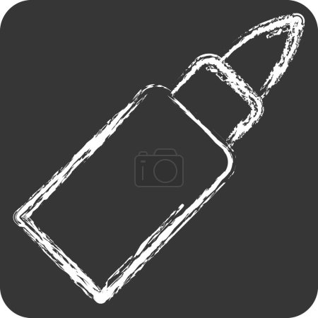 Icon Bullet. related to Military And Army symbol. chalk Style. simple design illustration