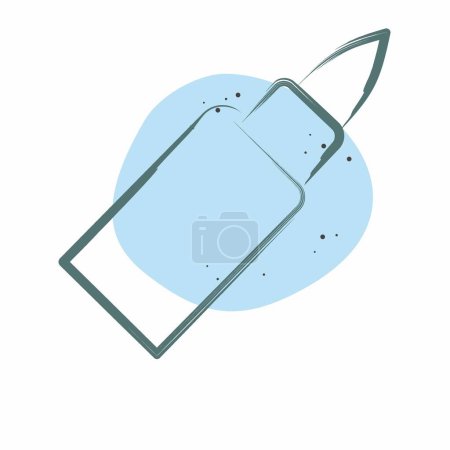 Icon Bullet. related to Military And Army symbol. Color Spot Style. simple design illustration