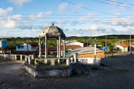 Téléchargez les photos : Aratuipe, Bahia, Brazil - May 30, 2015: Bandstand of Maragogipinho, district of the city of Aratuipe in Bahia. - en image libre de droit