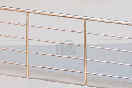 Stainless steel handrail for patients