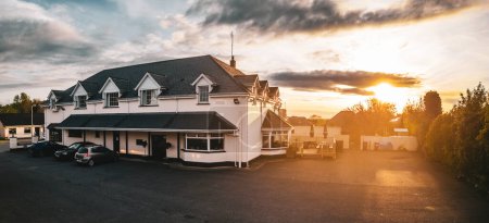 Una vista aérea del bar-restaurante en Irlanda