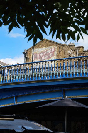 Photo for London - 05 21 2022: Great Western Road Bridge over the Grand Union Canal - Royalty Free Image