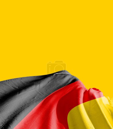 Téléchargez les photos : Drapeau Allemagne contre jaune - en image libre de droit
