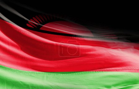 Photo for Malawi waving flag close up - Royalty Free Image