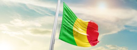 Photo for Mali flag against sky - Royalty Free Image