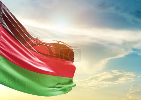 Photo for Malawi flag against sky - Royalty Free Image