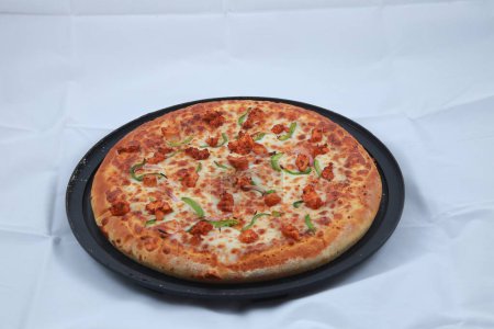 Foto de Un primer plano de una deliciosa pizza - Imagen libre de derechos