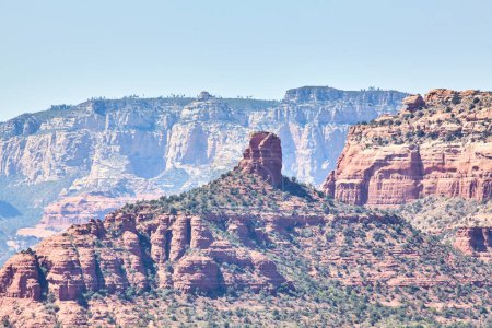 Sedonas Majestic Red Rock Formations in Bright Sunlight, 2016 - Perfect for Travel, Adventure, and Geology Themes