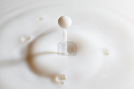 High Speed Splash of a Single Milk Droplet, Capturing Purity and Freshness in Macro Detail, Fort Wayne, Indiana, 2017