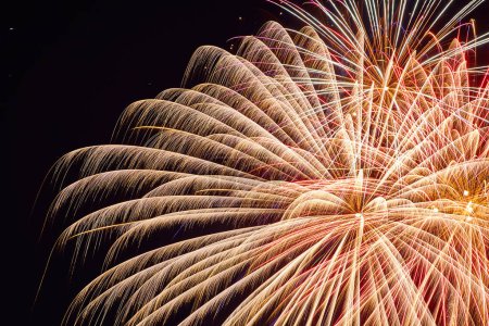Vibrant Fireworks Display at 2017 Huntertown Heritage Days, Indiana