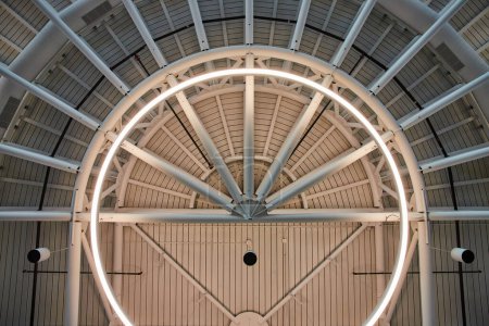 Foto de Arquitectura Moderna y Diseño de Iluminación en Charlotte, North Carolina Airport, Estados Unidos - Imagen libre de derechos