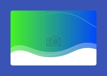 Téléchargez les photos : Abstrait fond blanc et bleu avec des lignes courbes. Illustration vectorielle - en image libre de droit