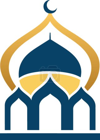 Téléchargez les photos : Découvrez des logos islamiques élégants au format vectoriel sur fond blanc immaculé, exsudant une élégance minimaliste. - en image libre de droit
