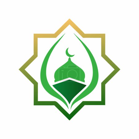 Téléchargez les photos : Une collection de motifs vectoriels complexes inspirés de l'art islamique, avec des motifs géométriques sur fond blanc minimaliste, adaptés aux logos ou aux badges - en image libre de droit