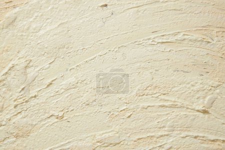 Photo for Beauty cream texture background, extract from pineapple (Ananas comosus). Beige lotion, moisturizer, skincare product textured background. - Royalty Free Image