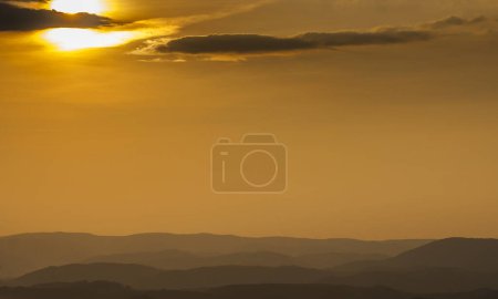 Photo for Sunset Over the Allegheny Mountains near Thomas, West Virginia - Royalty Free Image